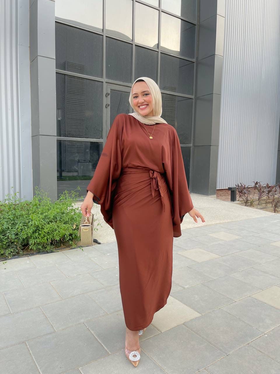Harir satin set